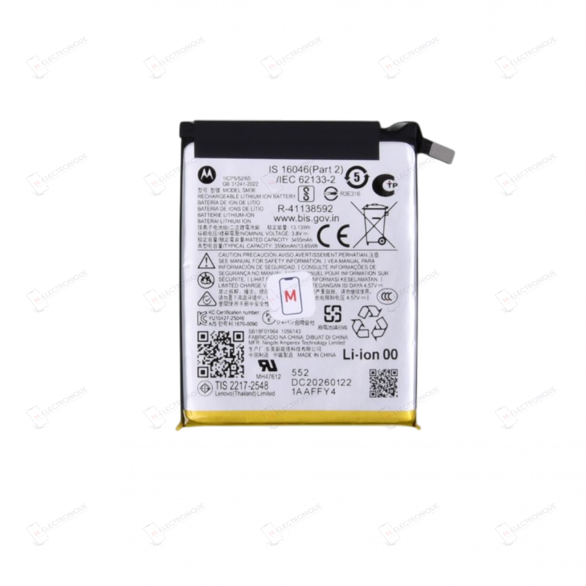 BATTERIE PRINCIPALE MOTOROLA RAZR 70