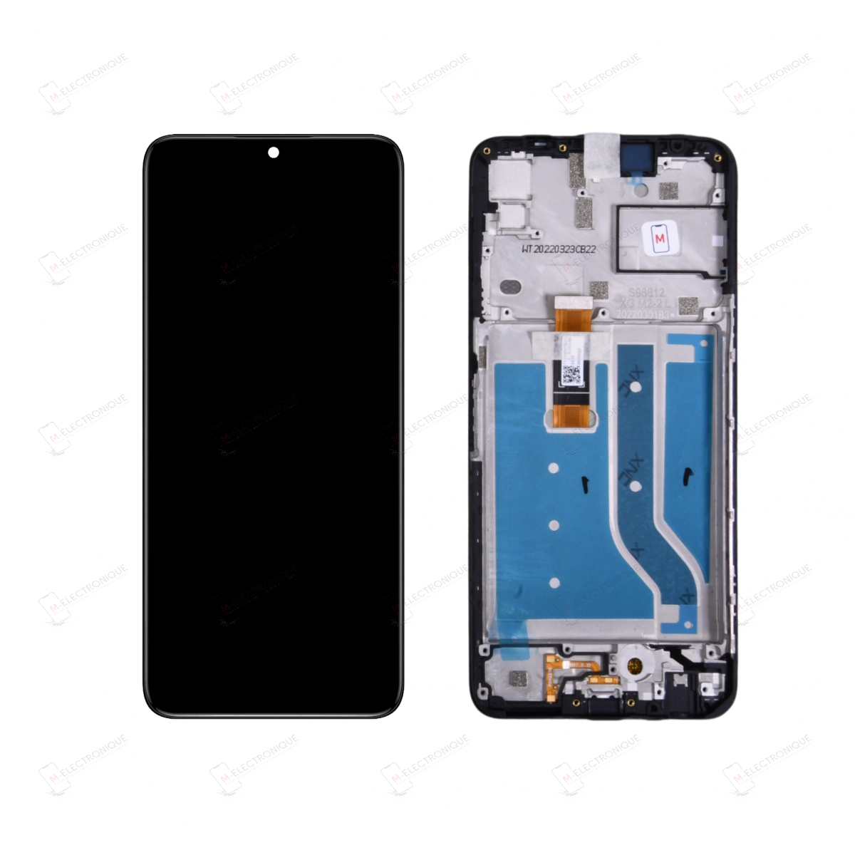 ECRAN NOIR MOTOROLA MOTO G50