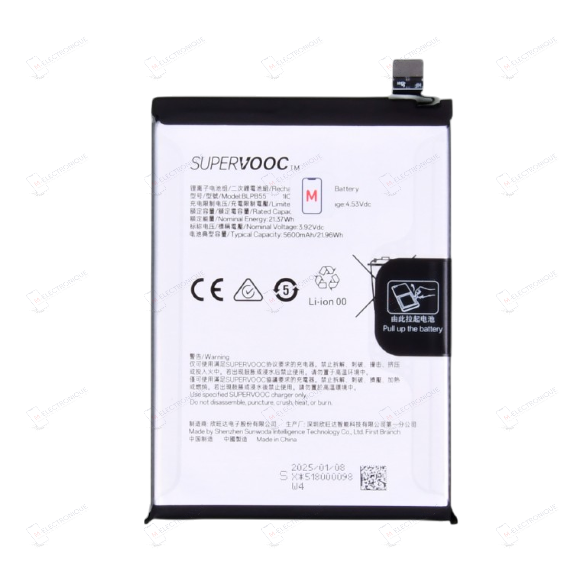 BATTERIE OPPO RENO13