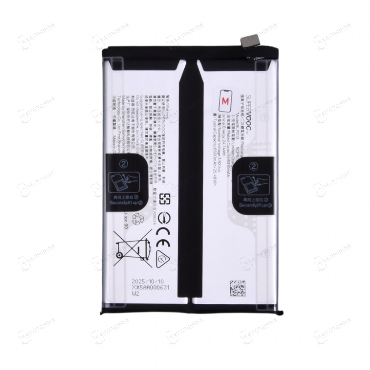 BATTERIE OPPO RENO15 F / A6 PRO 5G