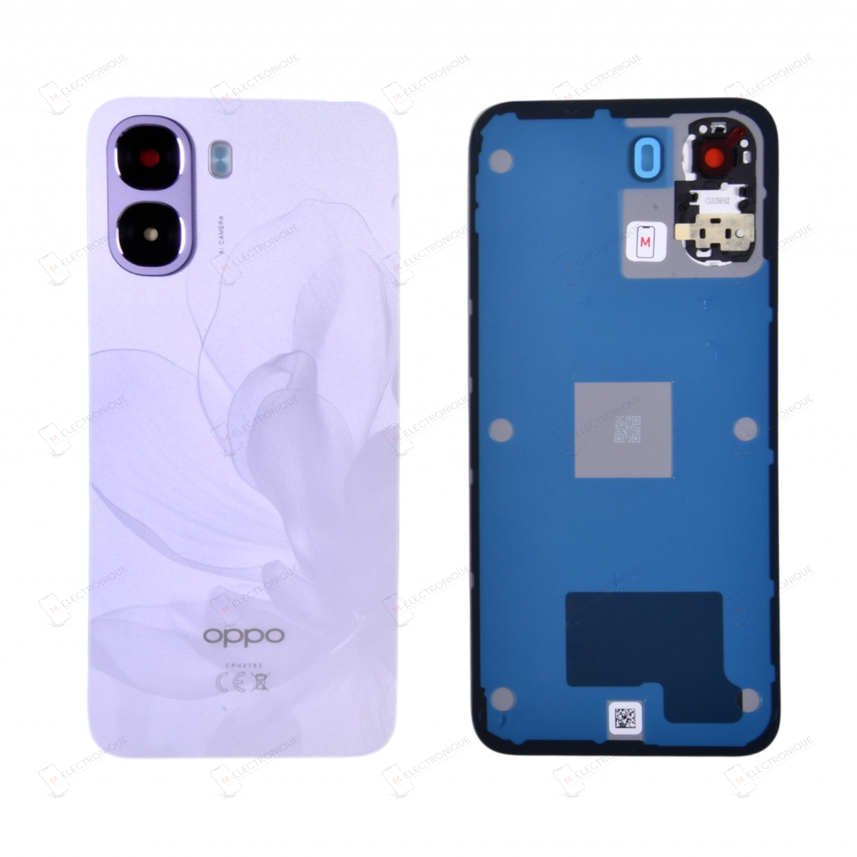 CACHE ARRIERE VIOLET CLAIR OPPO A6X 5G