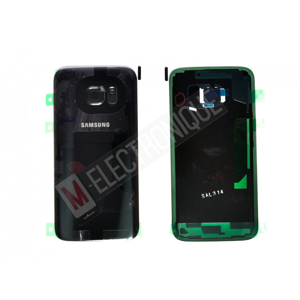 VITRE ARRIERE NOIR SAMSUNG GALAXY S7