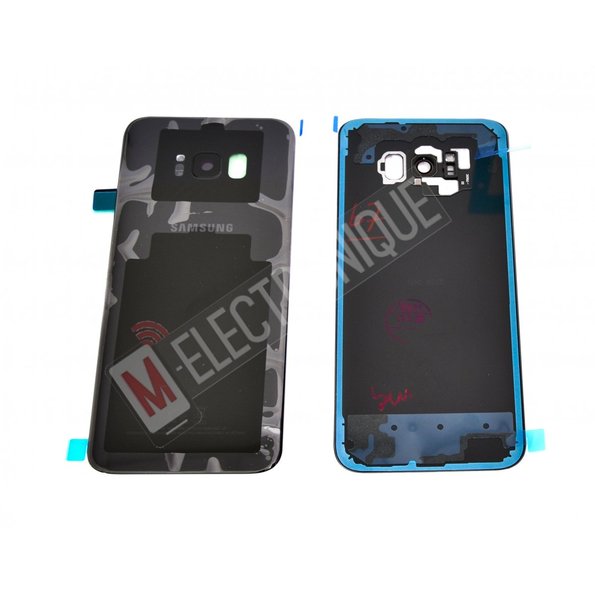 VITRE ARRIERE NOIR SAMSUNG GALAXY S8+