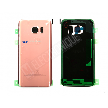 VITRE ARRIERE ROSE SAMSUNG GALAXY S7