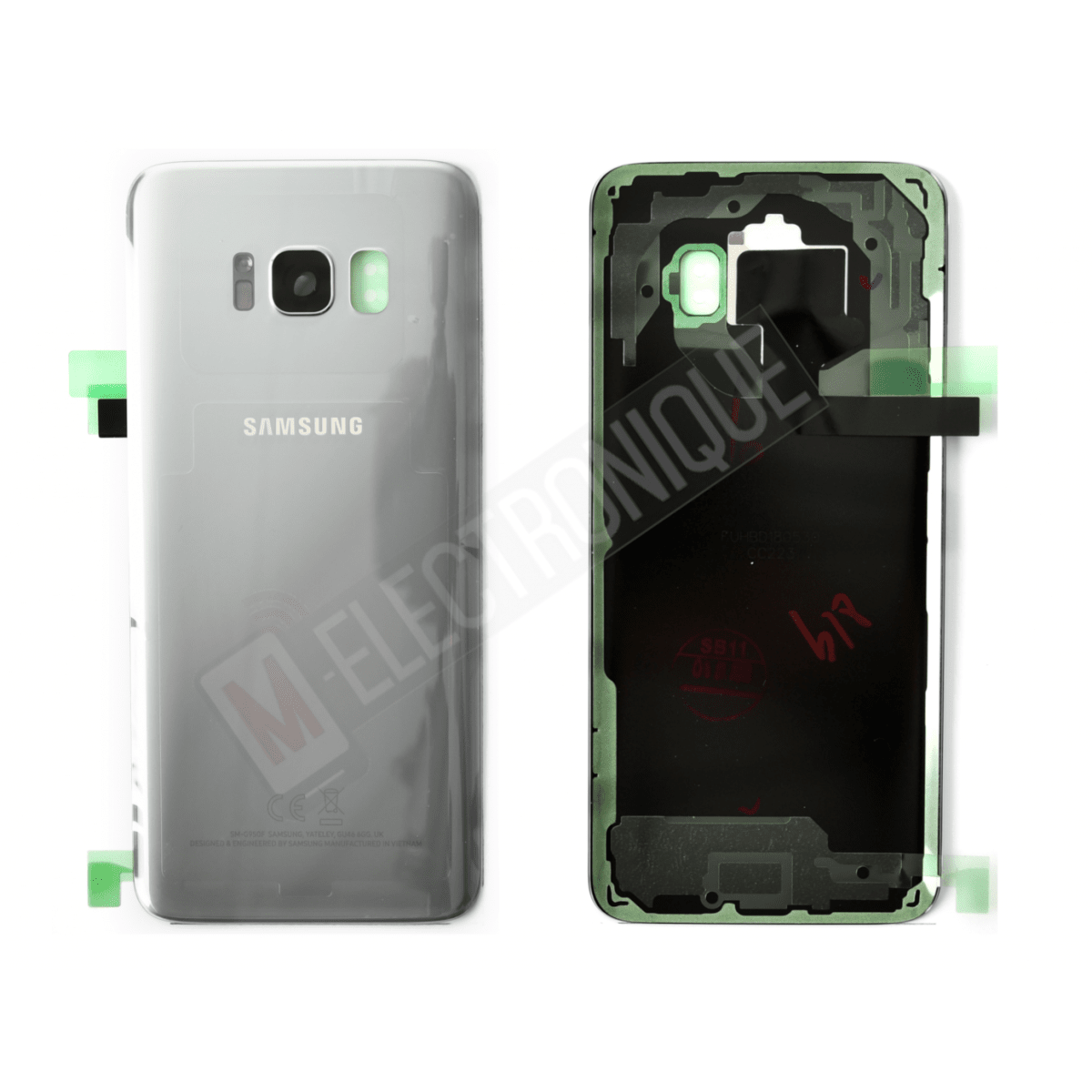 VITRE ARRIERE SILVER SAMSUNG GALAXY S8
