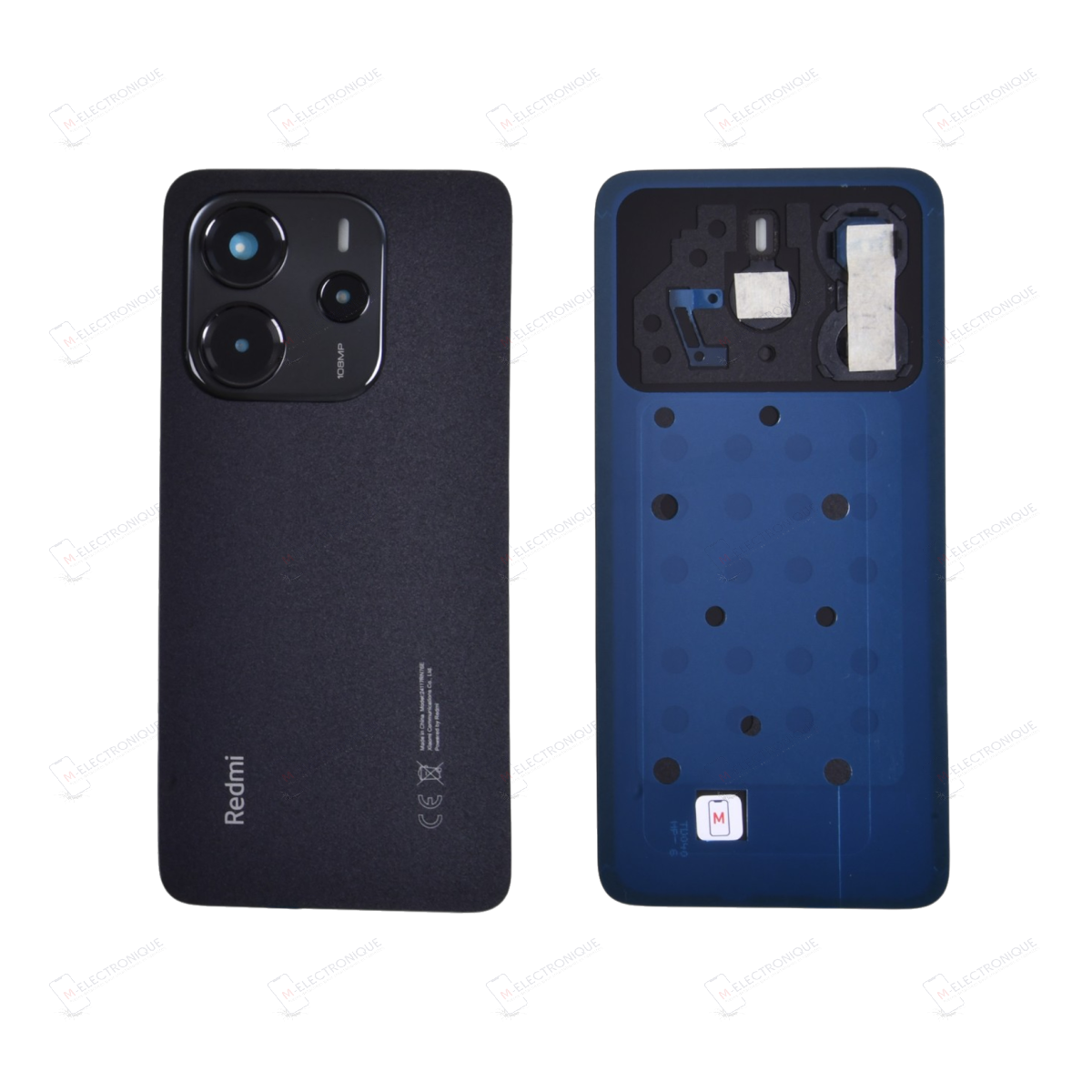 CACHE ARRIERE NOIR XIAOMI REDMI NOTE 14 4G (VERSION EU)
