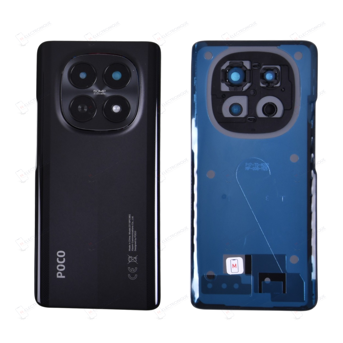 CACHE ARRIERE NOIR  XIAOMI POCO M8 5G