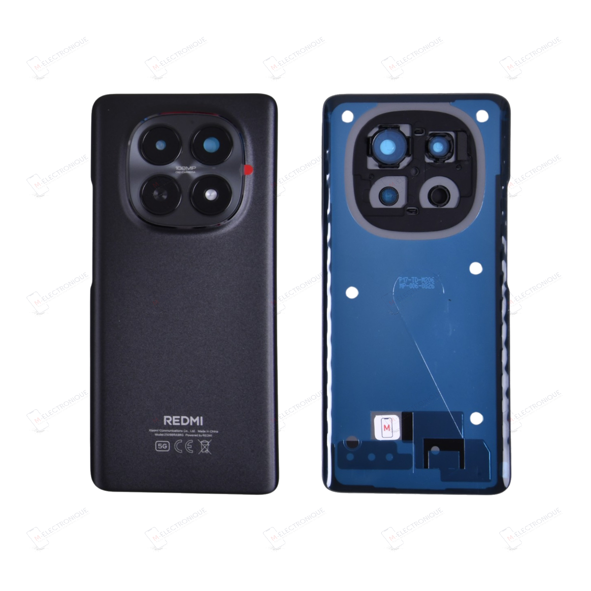 CACHE ARRIERE NOIR XIAOMI REDMI NOTE 15 5G