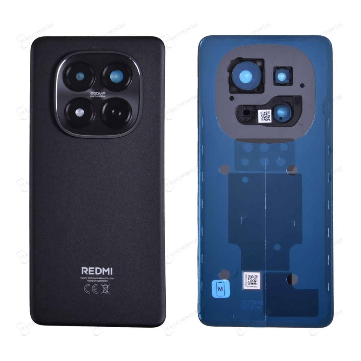 CACHE ARRIERE NOIR XIAOMI REDMI NOTE 15 PRO 4G