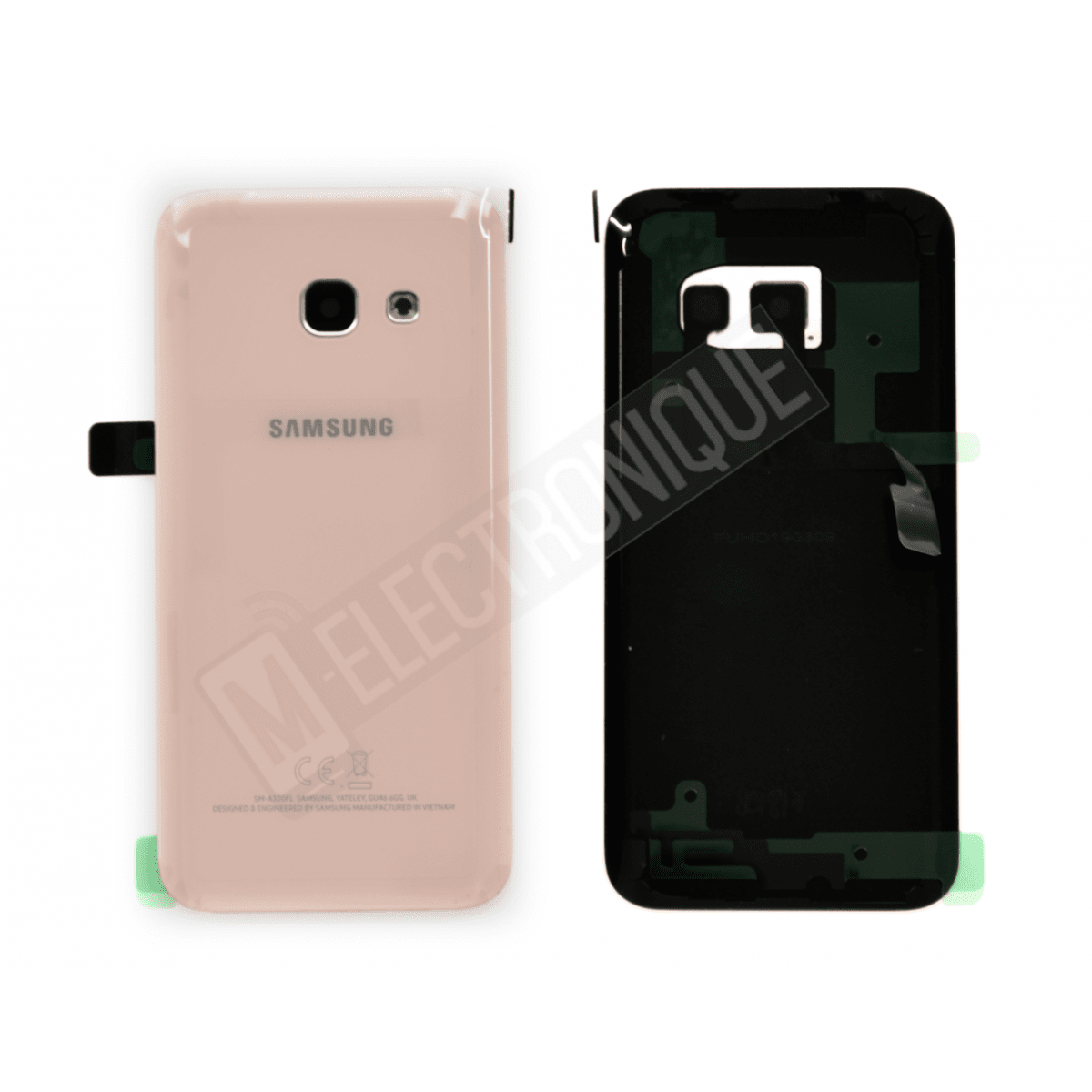 VITRE ARRIERE ROSE SAMSUNG GALAXY A3 2017