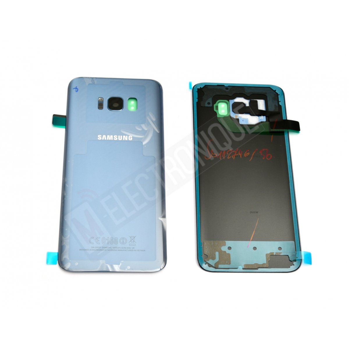 VITRE ARRIERE BLEU SAMSUNG GALAXY S8+