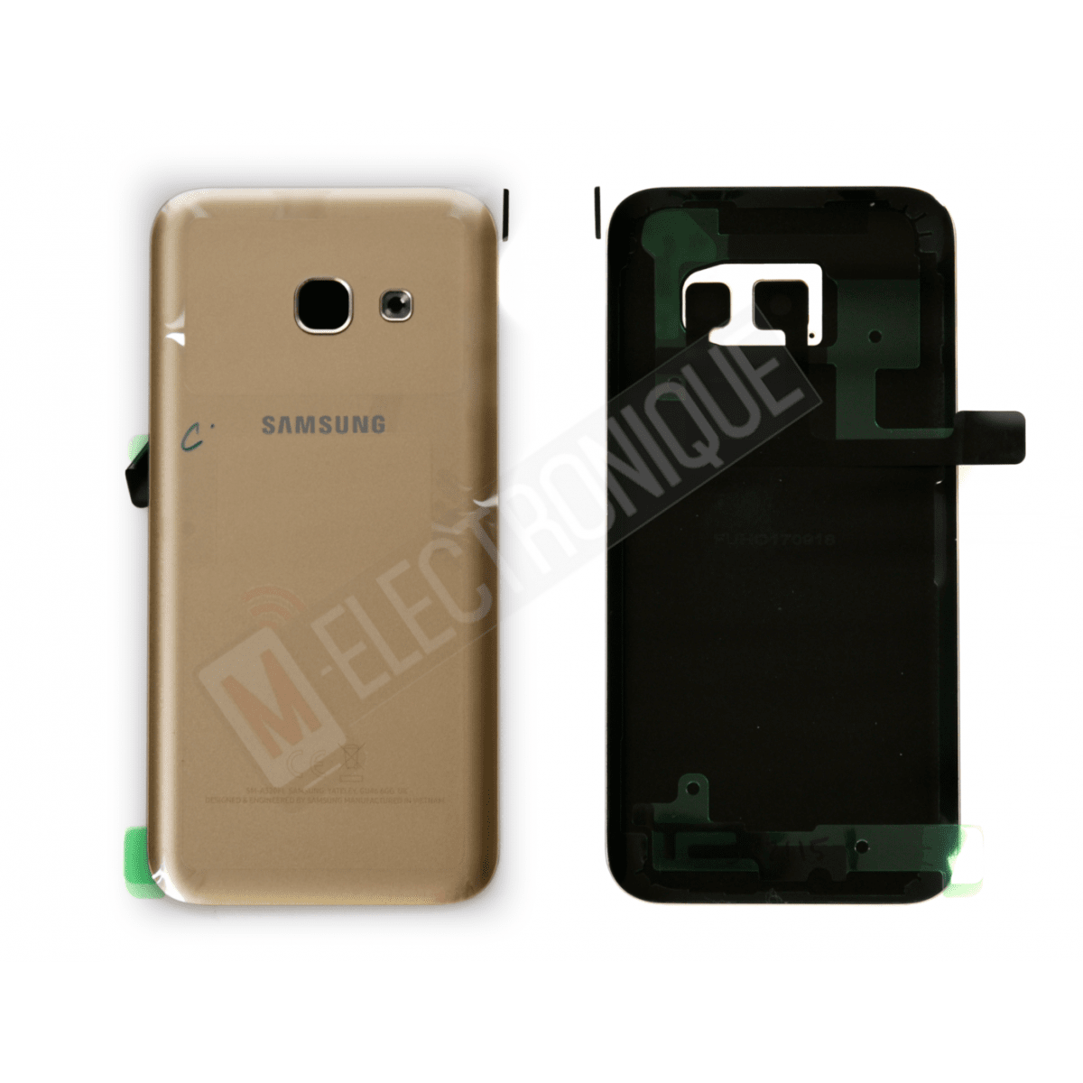 VITRE ARRIERE GOLD SAMSUNG GALAXY A3 2017