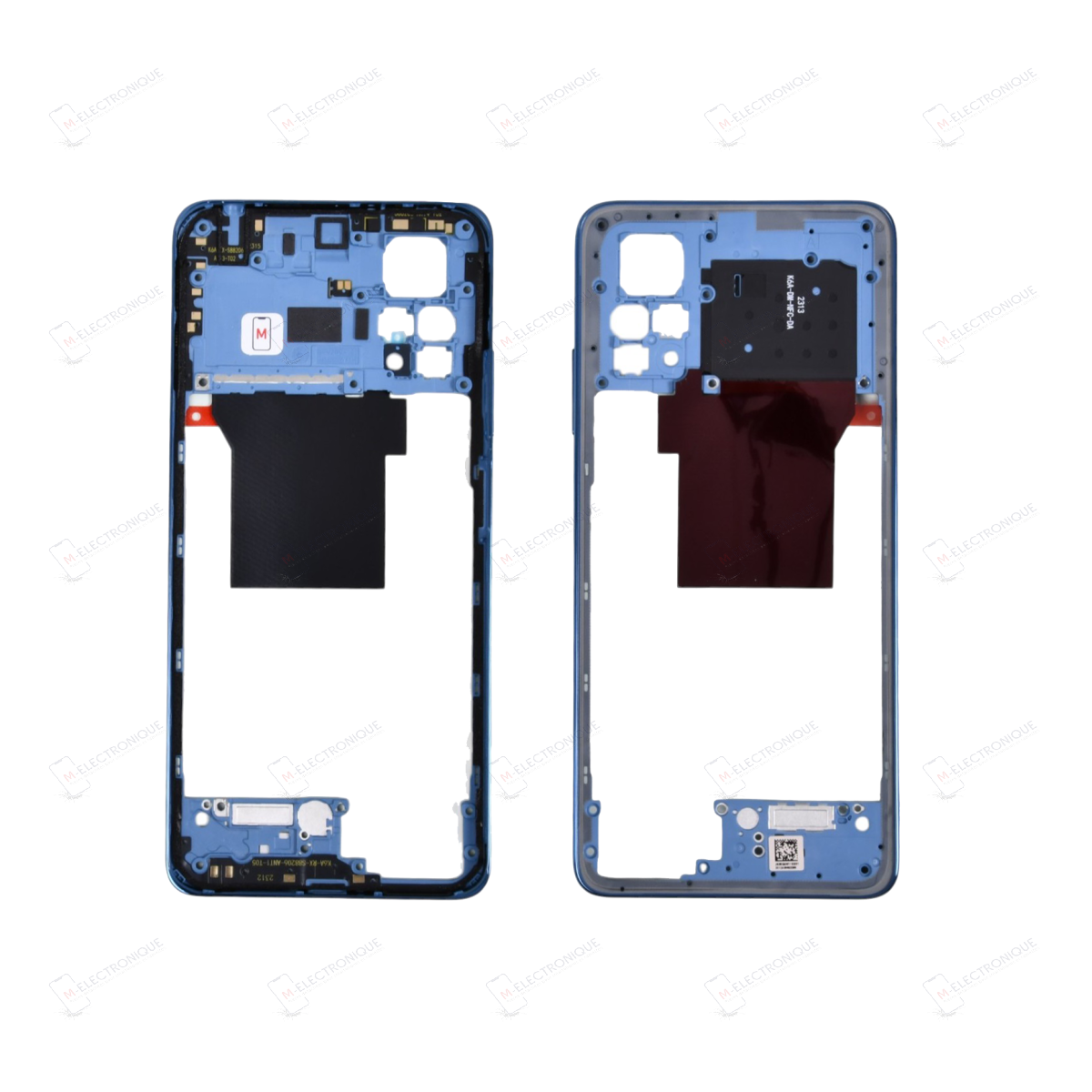 CHASSIS INTERMEDIAIRE AURORA BLUE XIAOMI REDMI NOTE 12 PRO 4G
