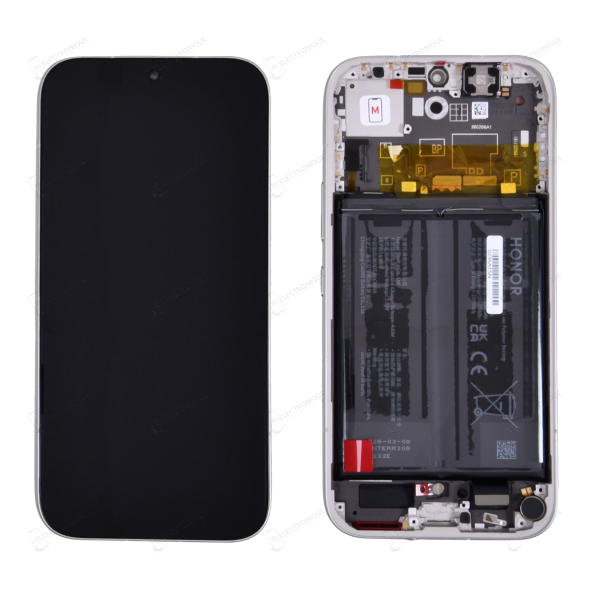 ECRAN AVEC BATTERIE BLANC HONOR 600