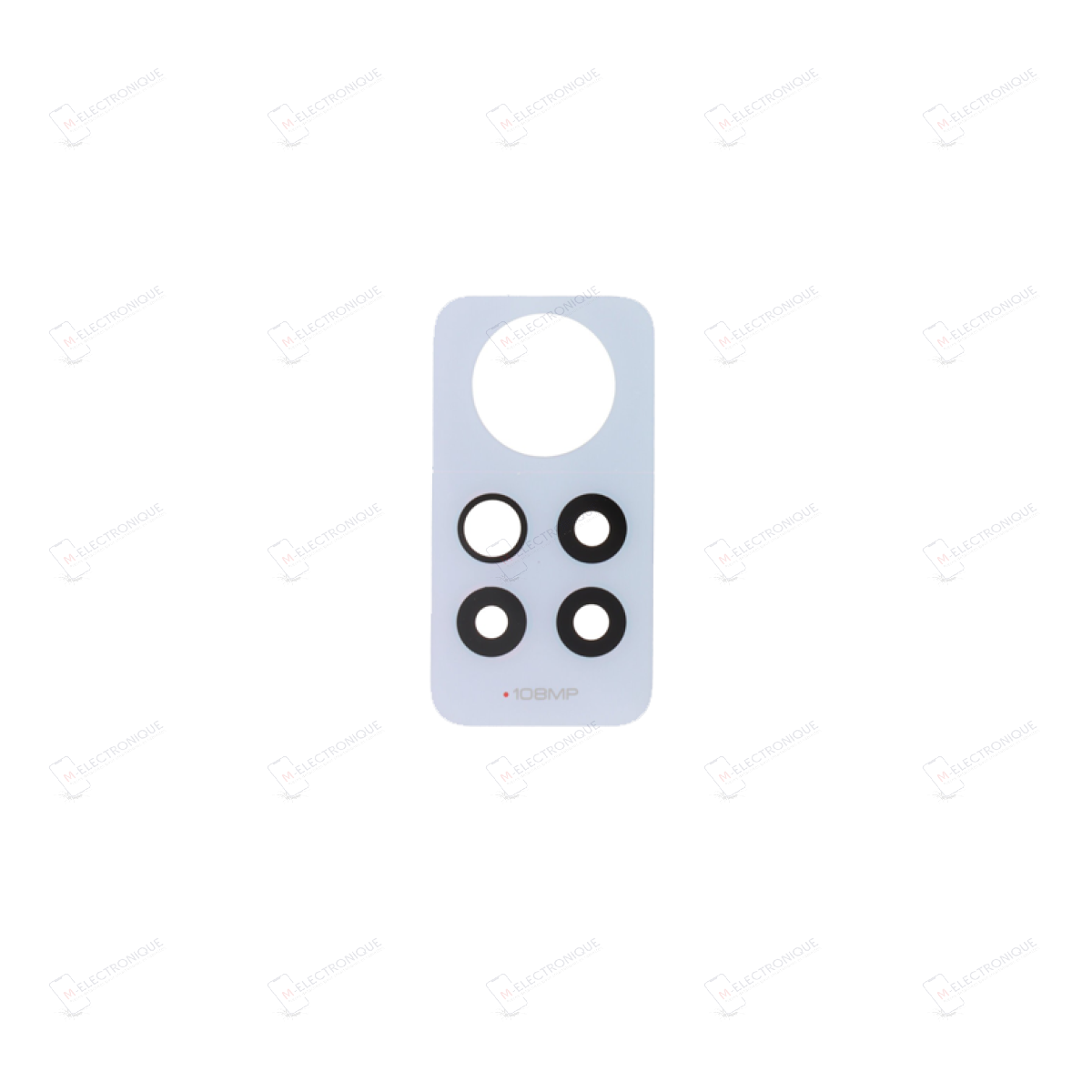 CONTOUR LENTILLE CAMERA BLANC XIAOMI REDMI NOTE 12 PRO 4G