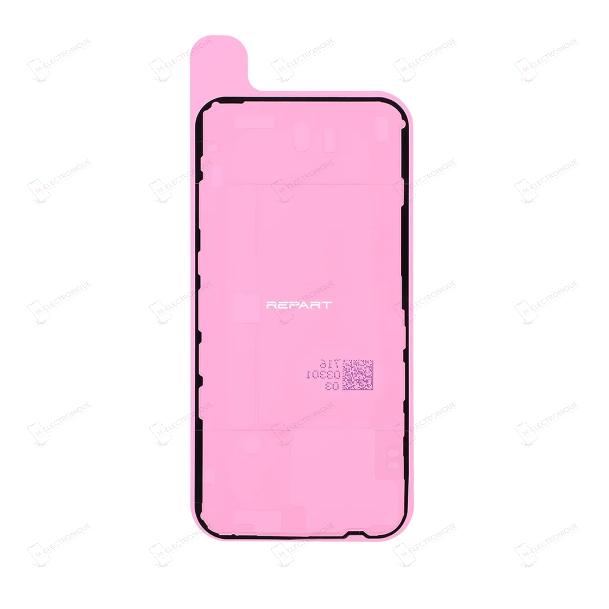 PACK DE 5 ADHESIFS VITRE ARRIERE WATERPROOF REPART IPHONE 14 / 16E / 17E