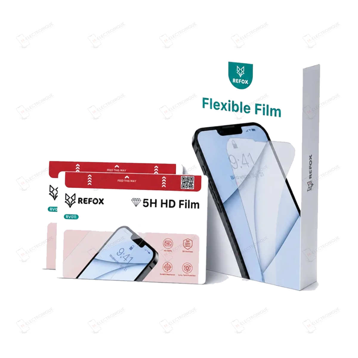 FILM DE PROTECTION 5H 20PCS REFOX RV011