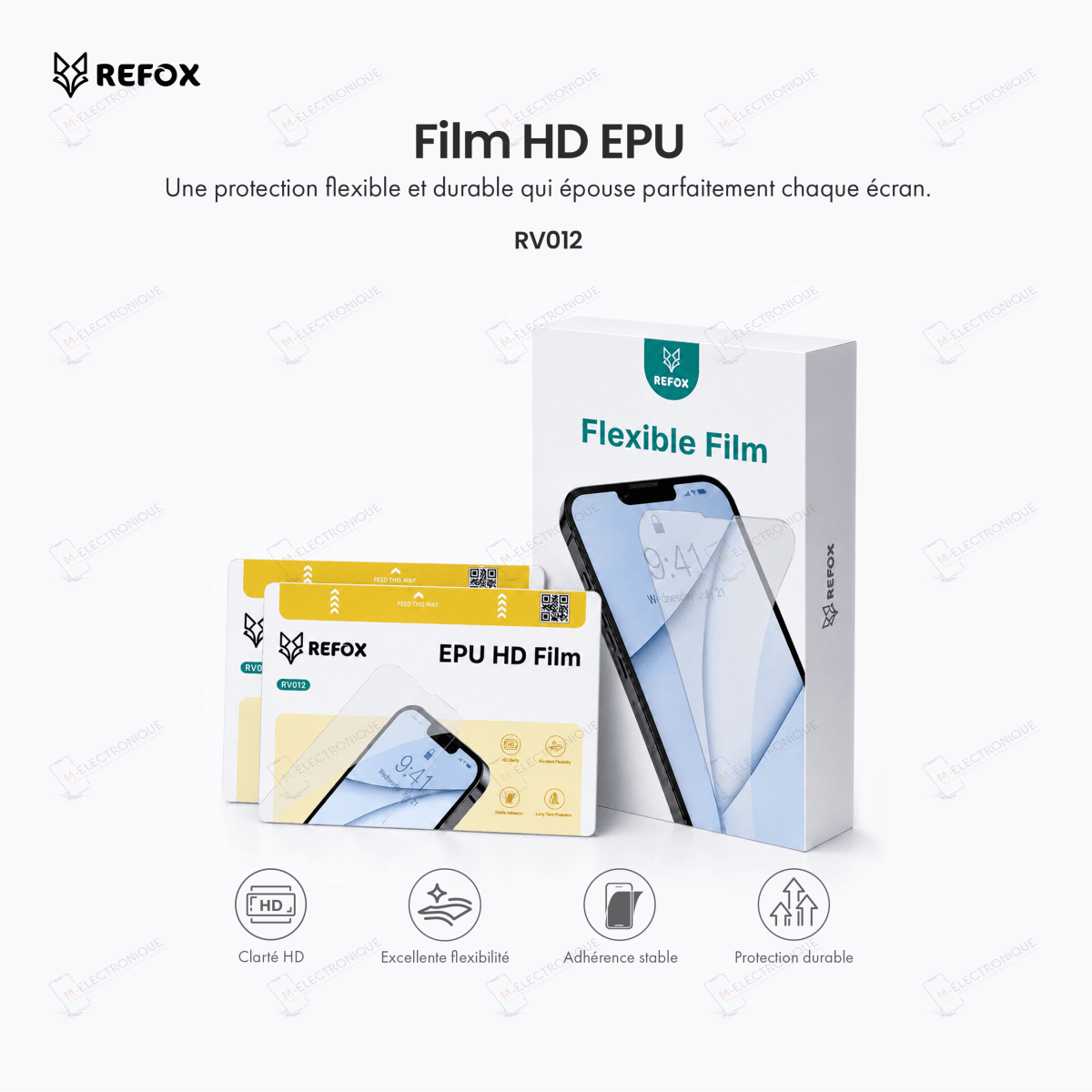 FILM DE PROTECTION EPU 50 PCS REFOX RV012