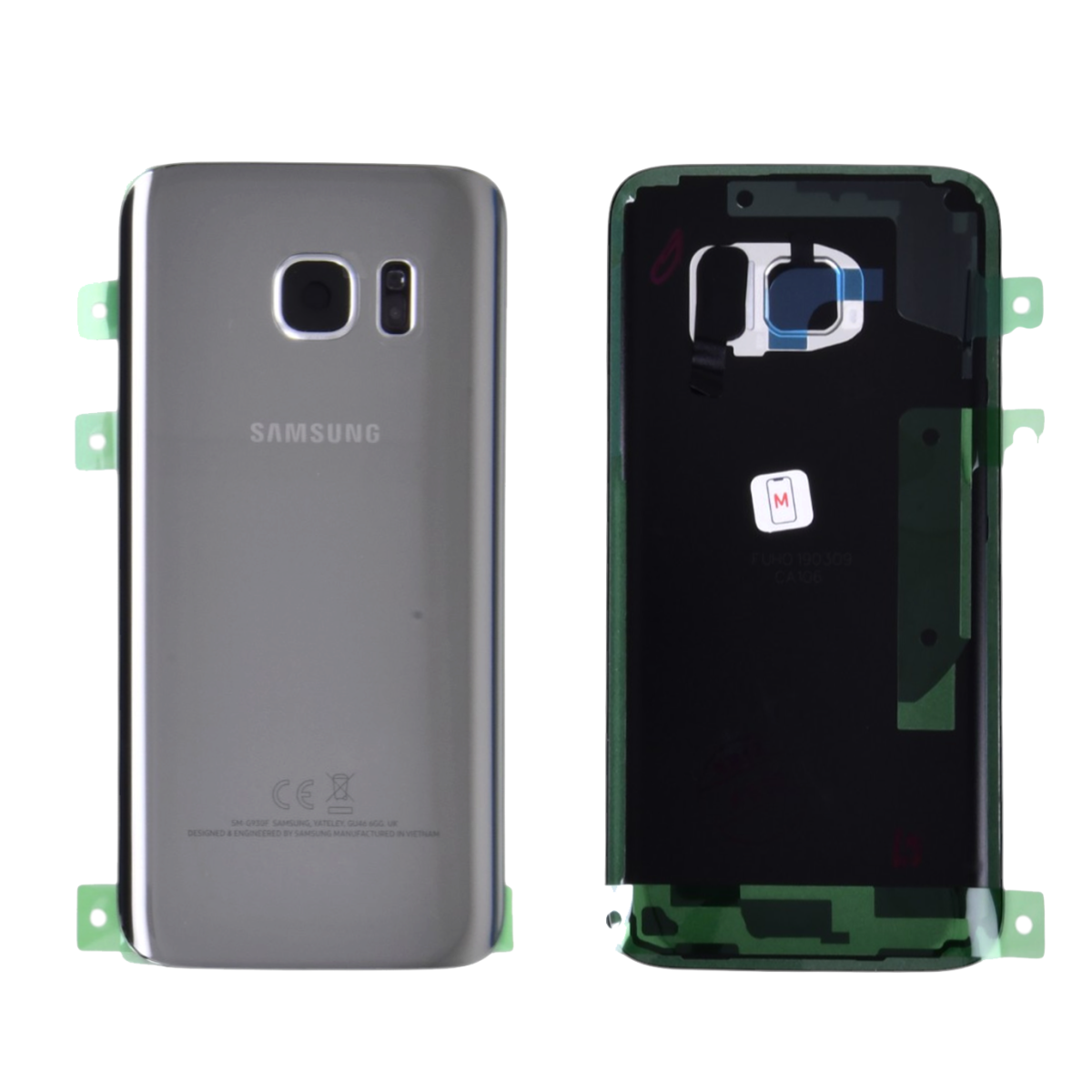 VITRE ARRIERE SILVER SAMSUNG GALAXY S7