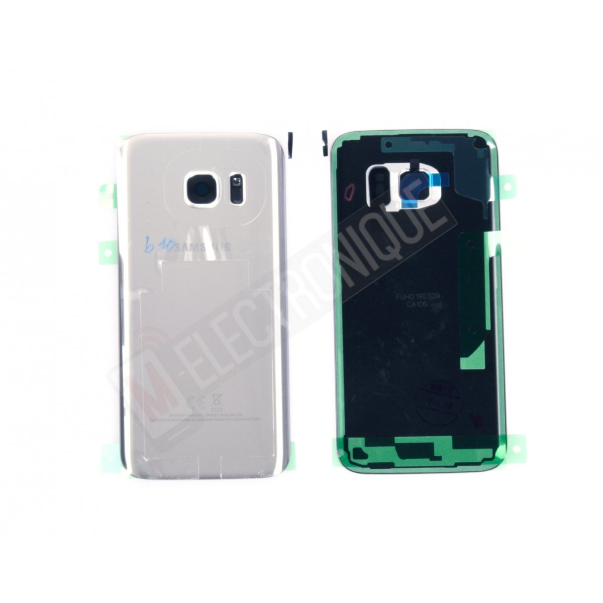 VITRE ARRIERE SILVER SAMSUNG GALAXY S7