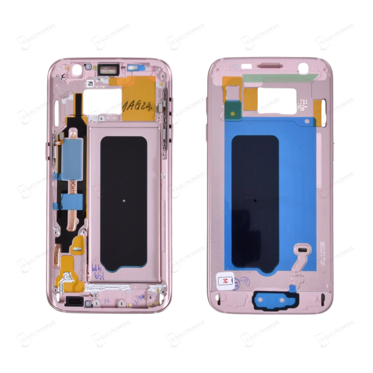 CHASSIS CENTRAL ROSE / GOLD SAMSUNG GALAXY S7