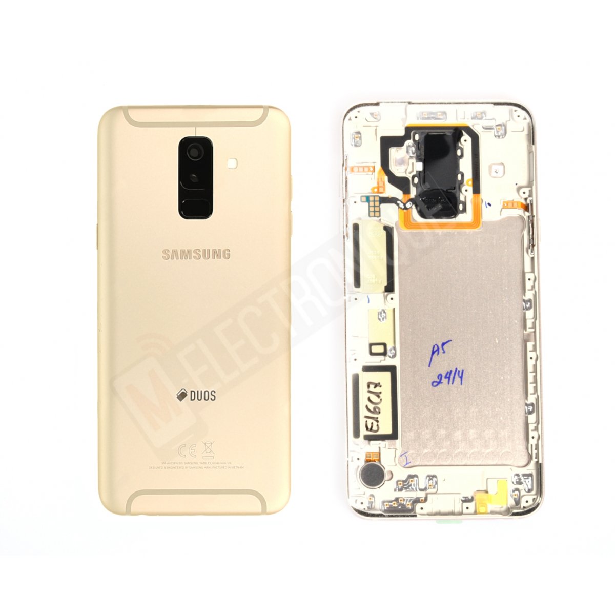 CACHE ARRIERE GOLD SAMSUNG GALAXY A6+ 2018