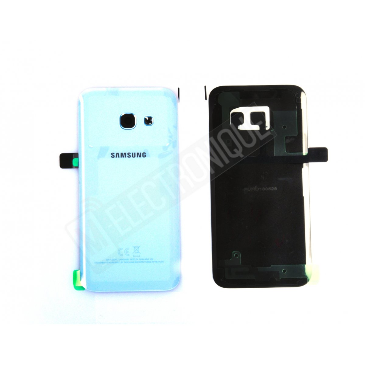 VITRE ARRIERE BLEU SAMSUNG GALAXY A3 2017