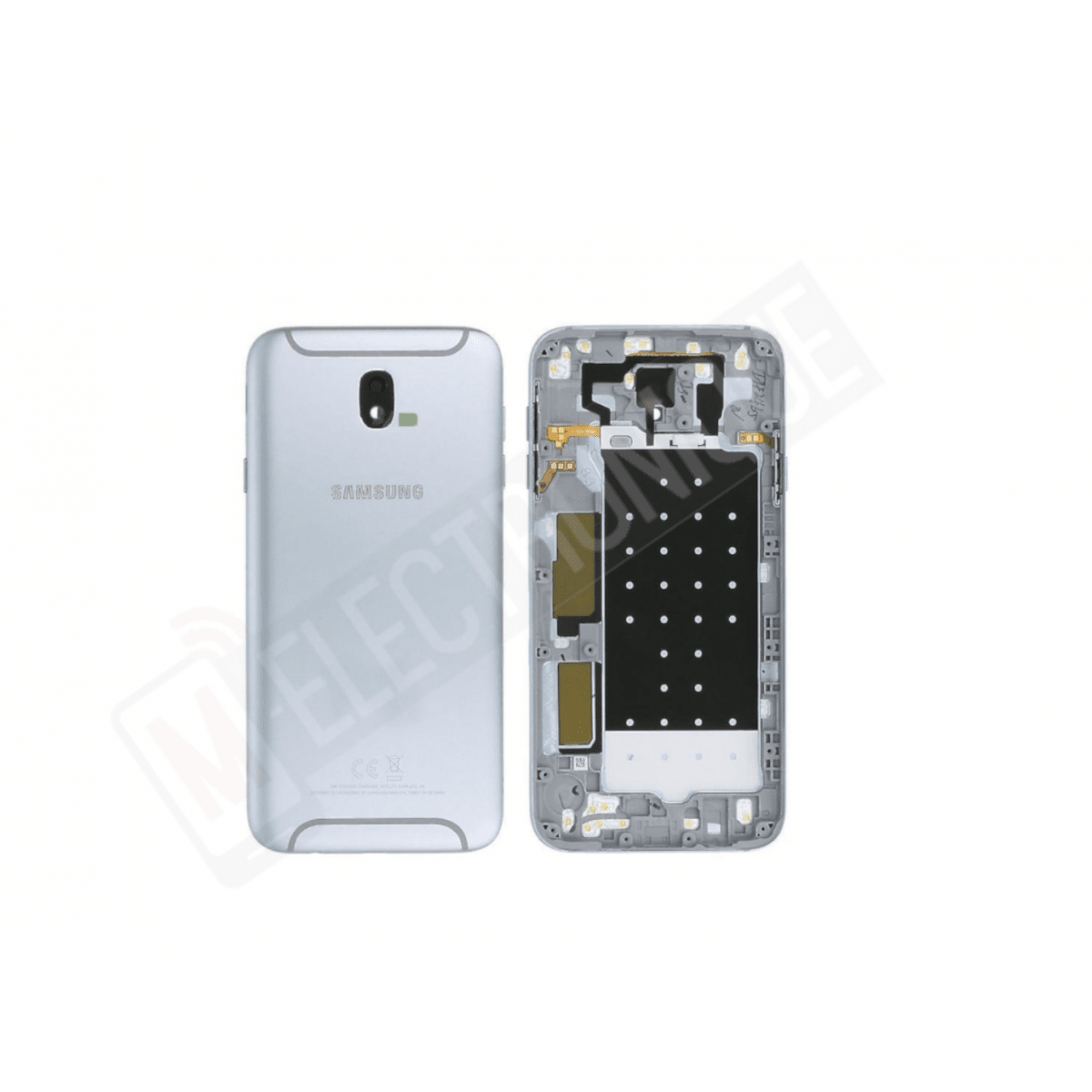 CACHE ARRIERE BLEU / SILVER SAMSUNG GALAXY J5 2017