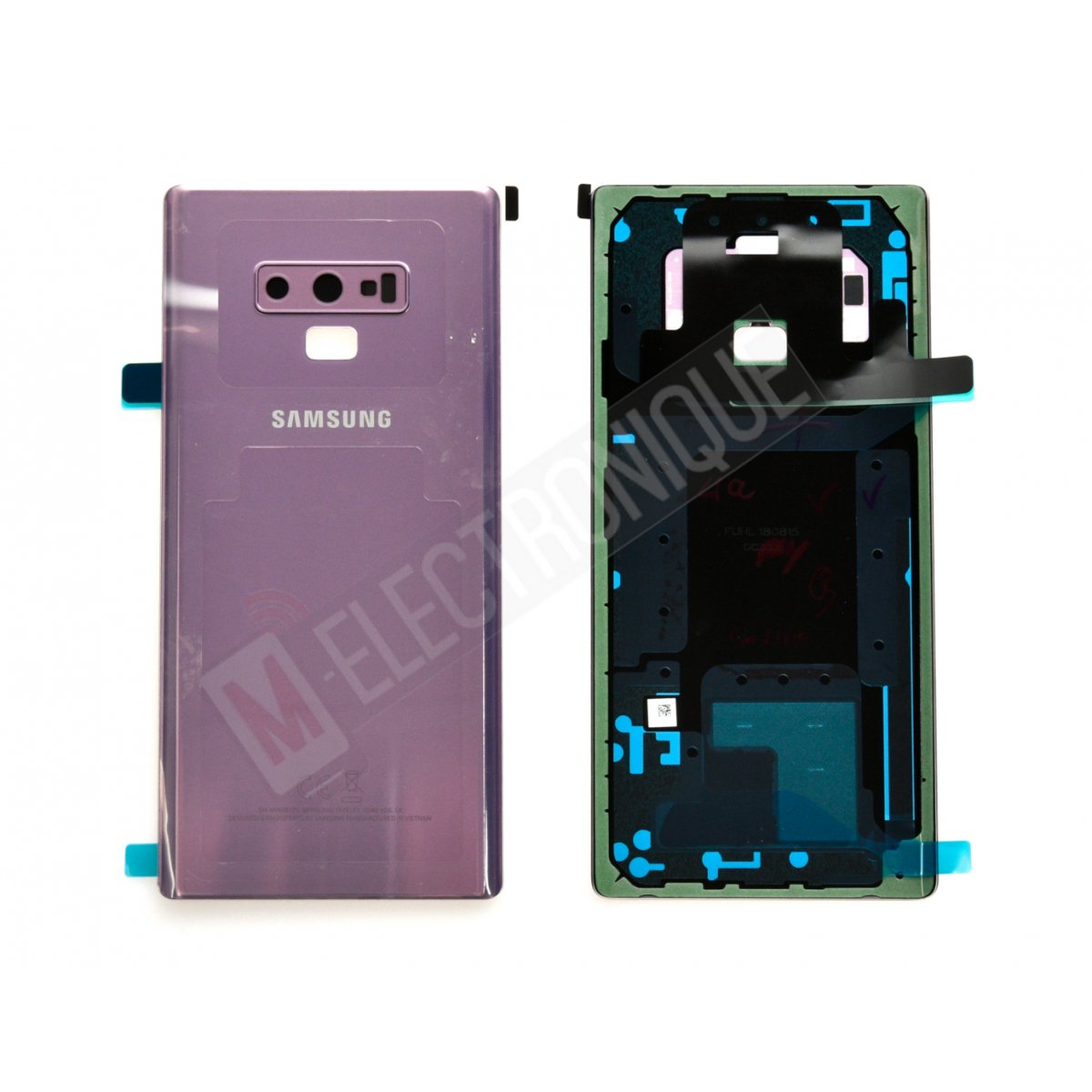 VITRE ARRIERE VIOLET SAMSUNG GALAXY NOTE 9