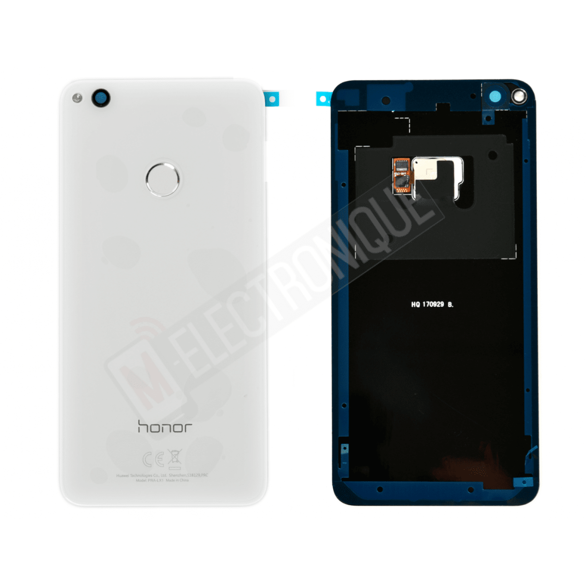 VITRE ARRIERE BLANC HUAWEI P8 LITE 2017