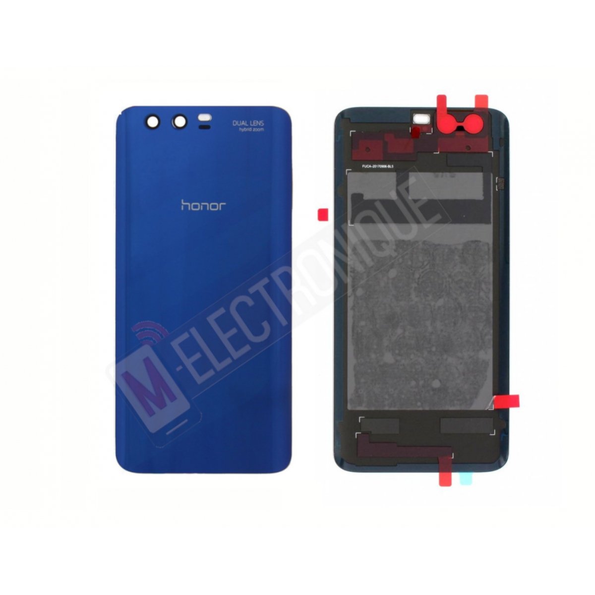 VITRE ARRIERE BLEU HUAWEI HONOR 9