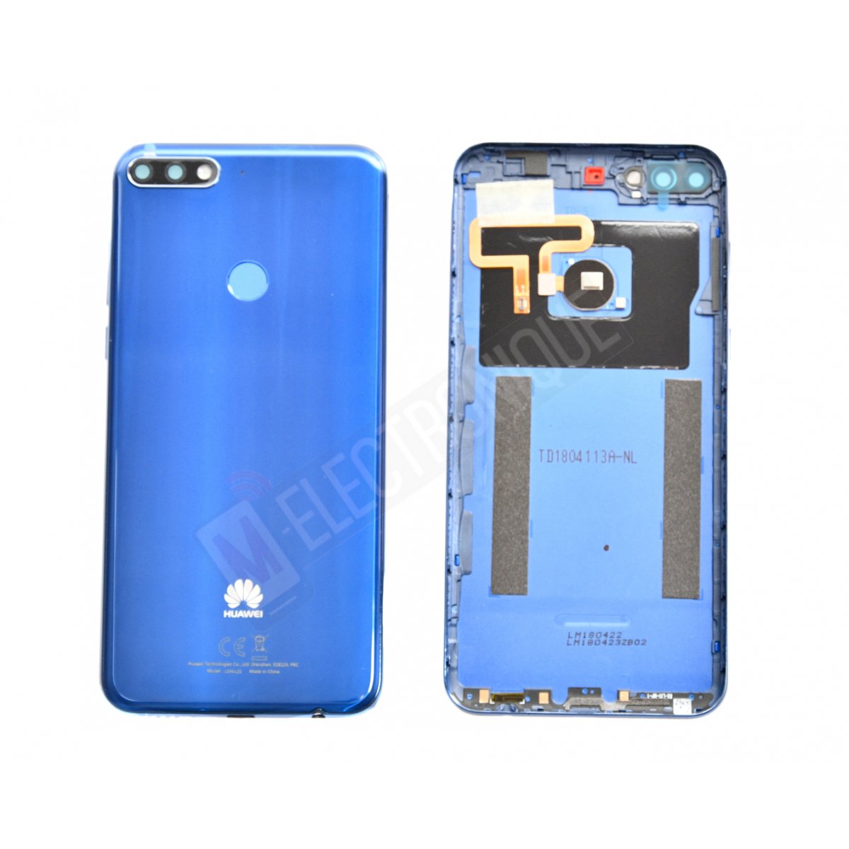 CACHE ARRIERE BLEU HUAWEI Y7 2018