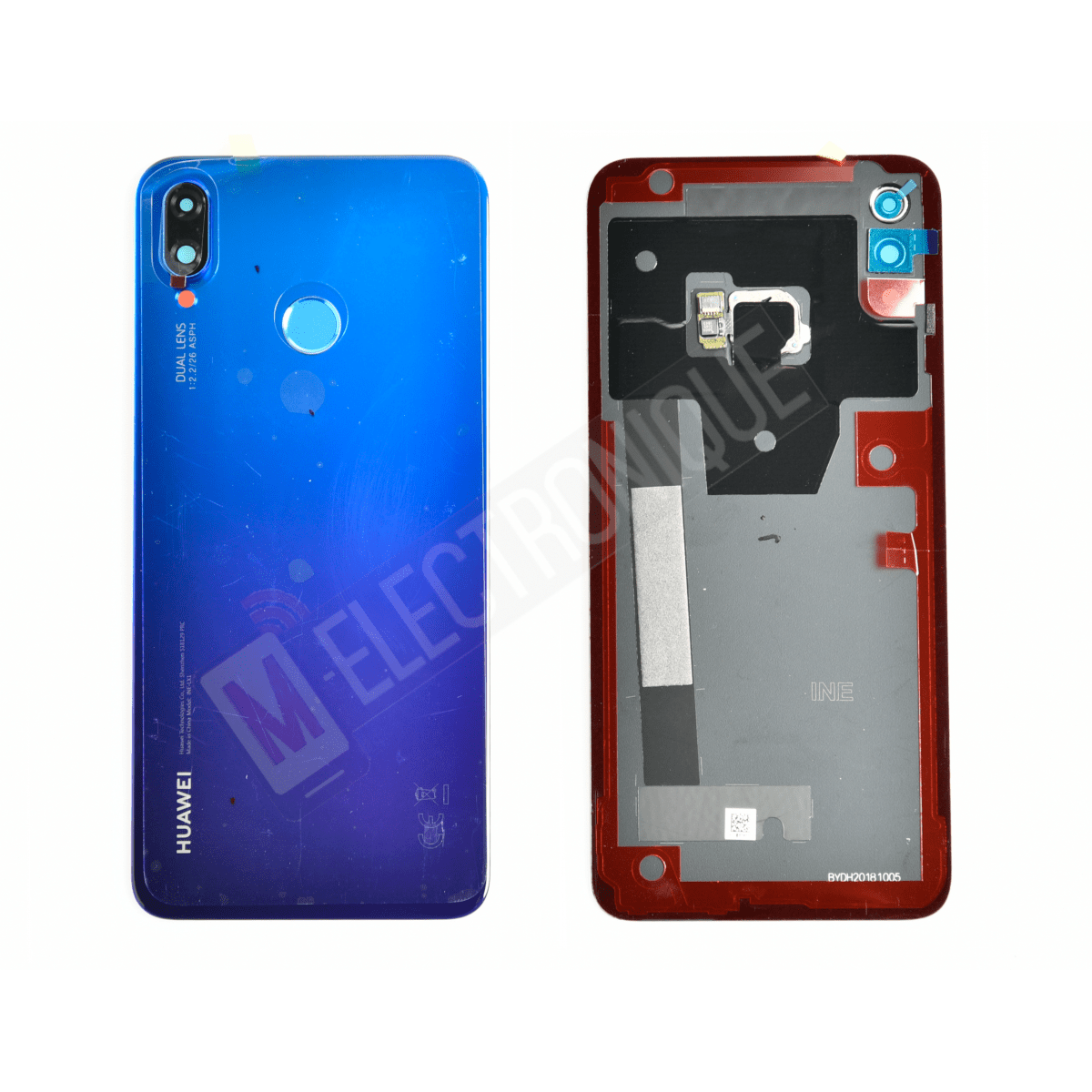 VITRE ARRIERE VIOLET HUAWEI P SMART PLUS