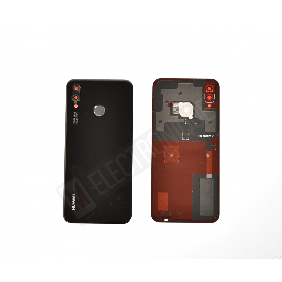 VITRE ARRIERE NOIR HUAWEI P20 LITE