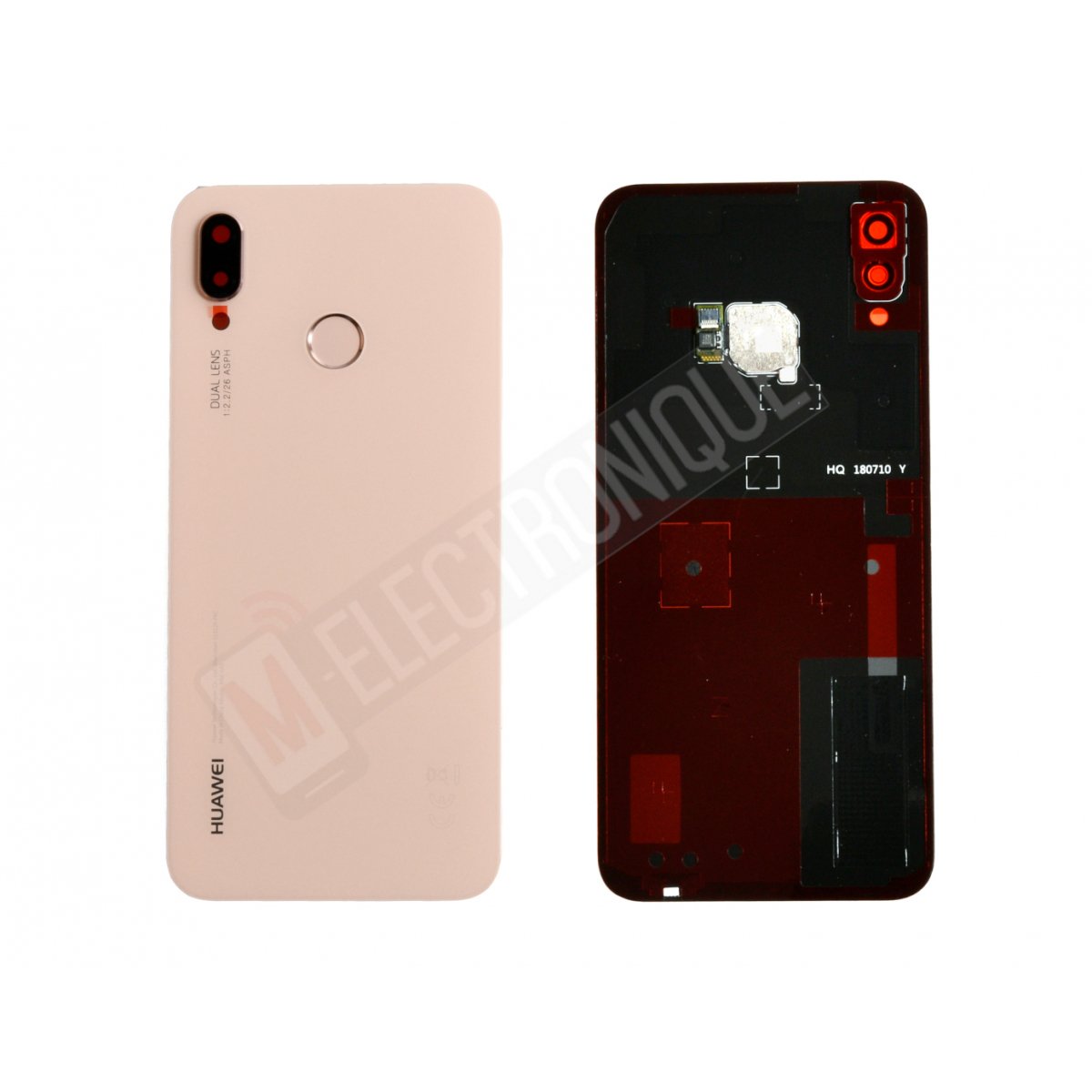 VITRE ARRIERE ROSE HUAWEI P20 LITE