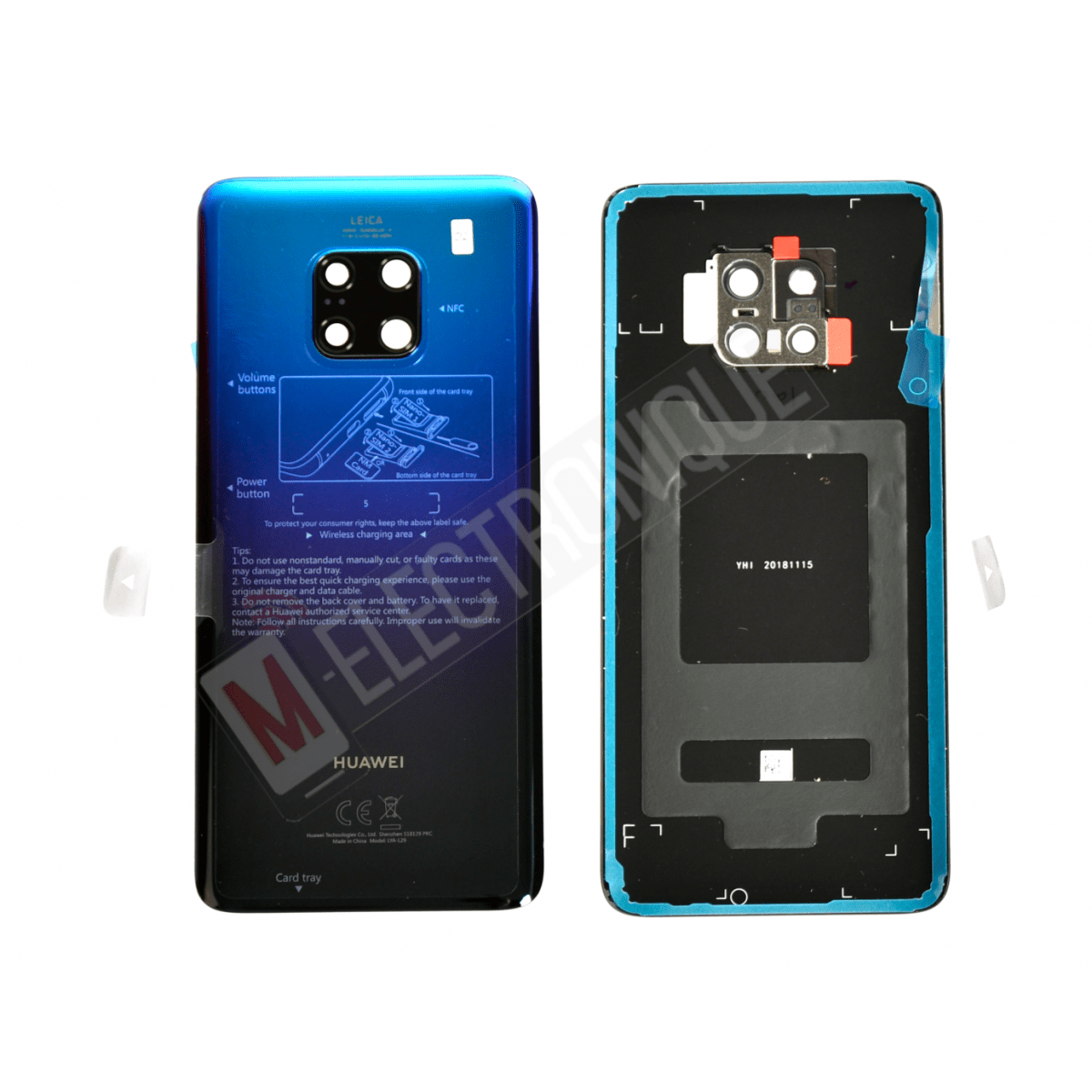 VITRE ARRIERE TWILIGHT HUAWEI MATE 20 PRO