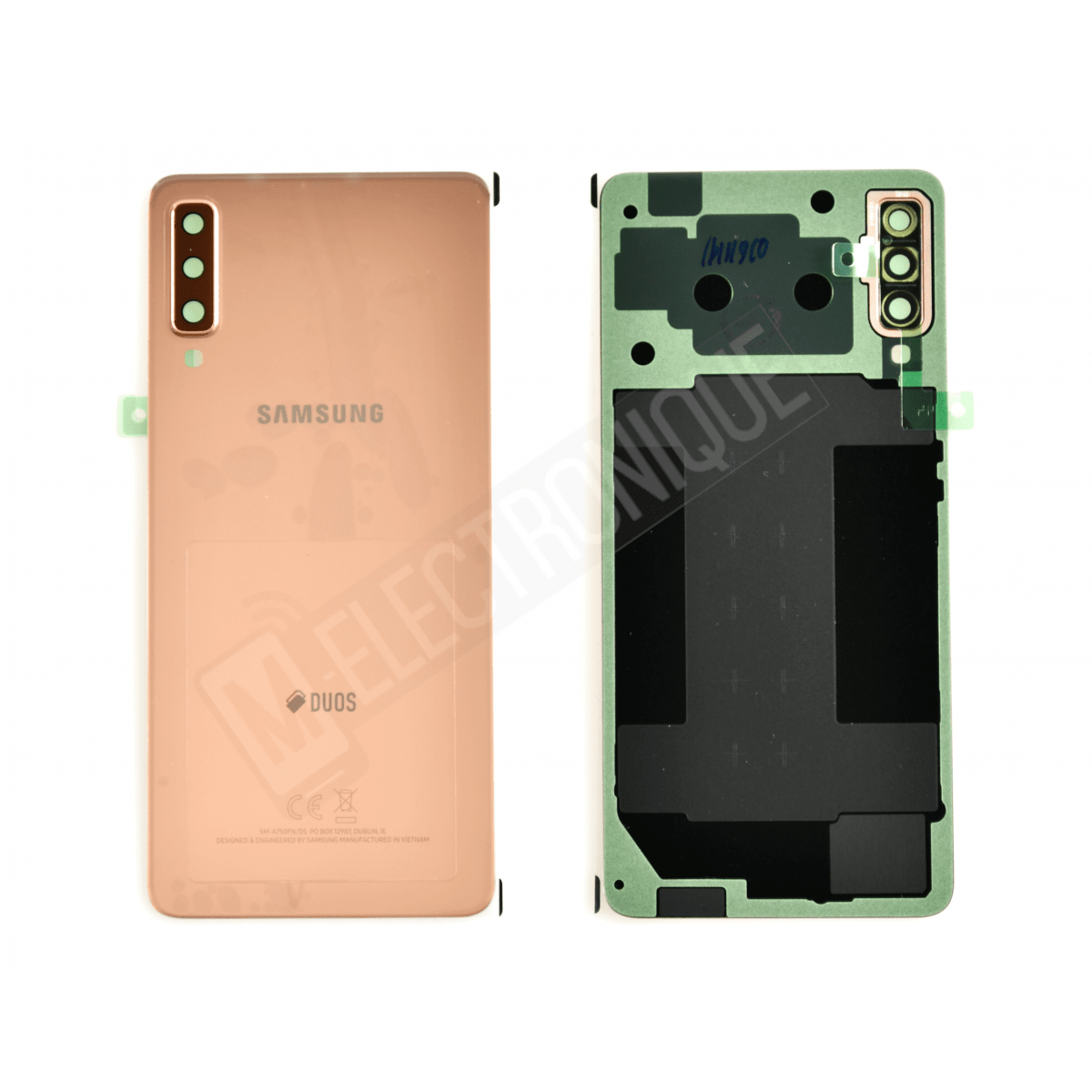 VITRE ARRIERE GOLD SAMSUNG GALAXY A7 2018