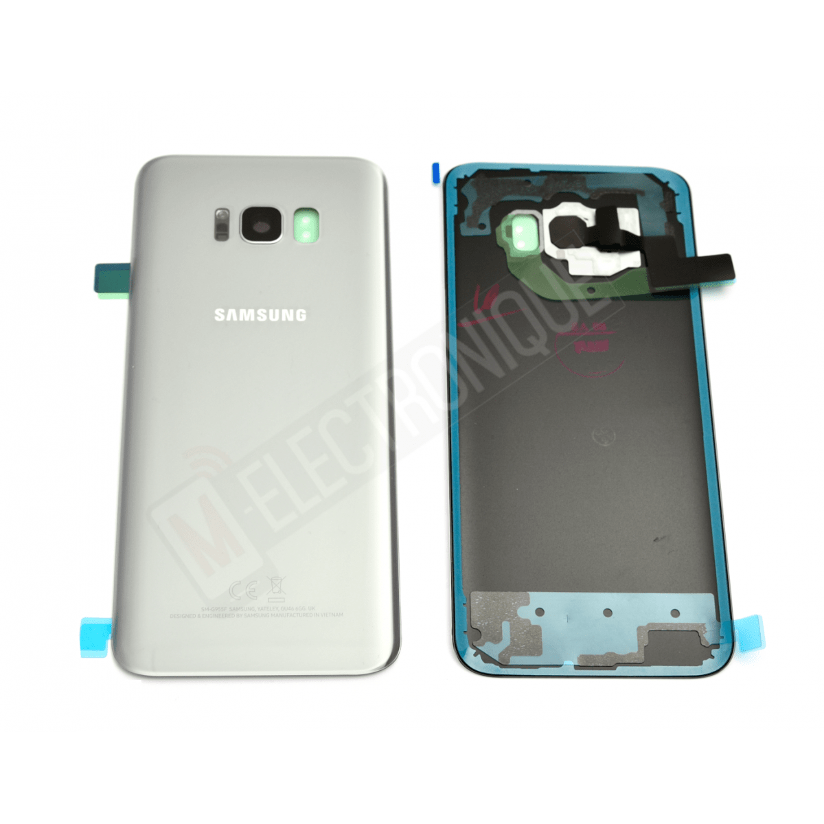 VITRE ARRIERE SILVER SAMSUNG GALAXY S8+