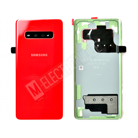 VITRE ARRIERE ROUGE SAMSUNG GALAXY S10+