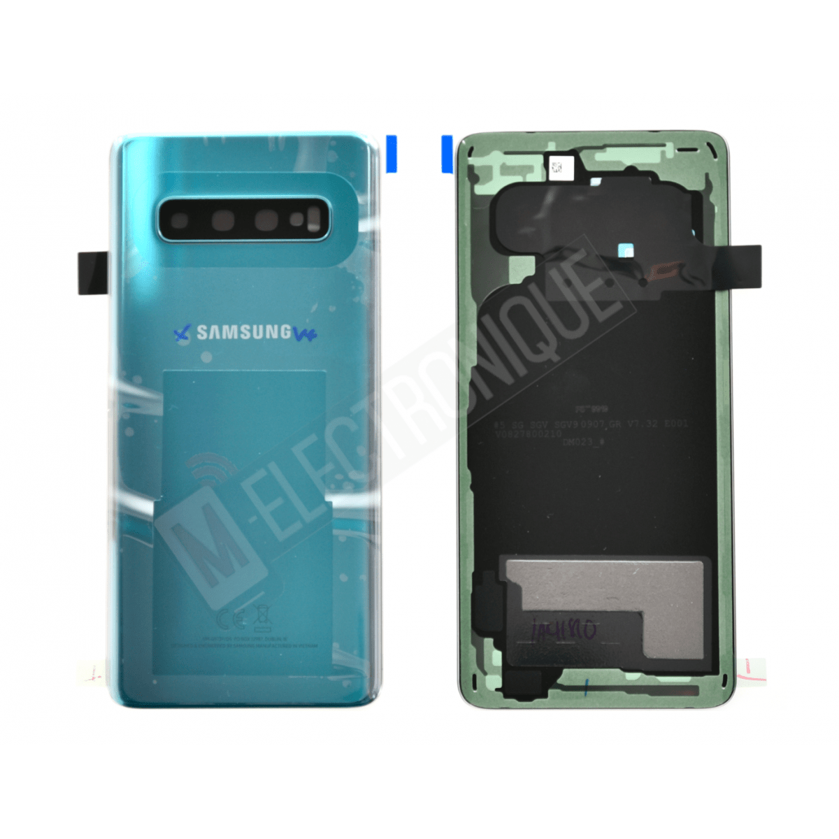 VITRE ARRIERE VERT SAMSUNG GALAXY S10