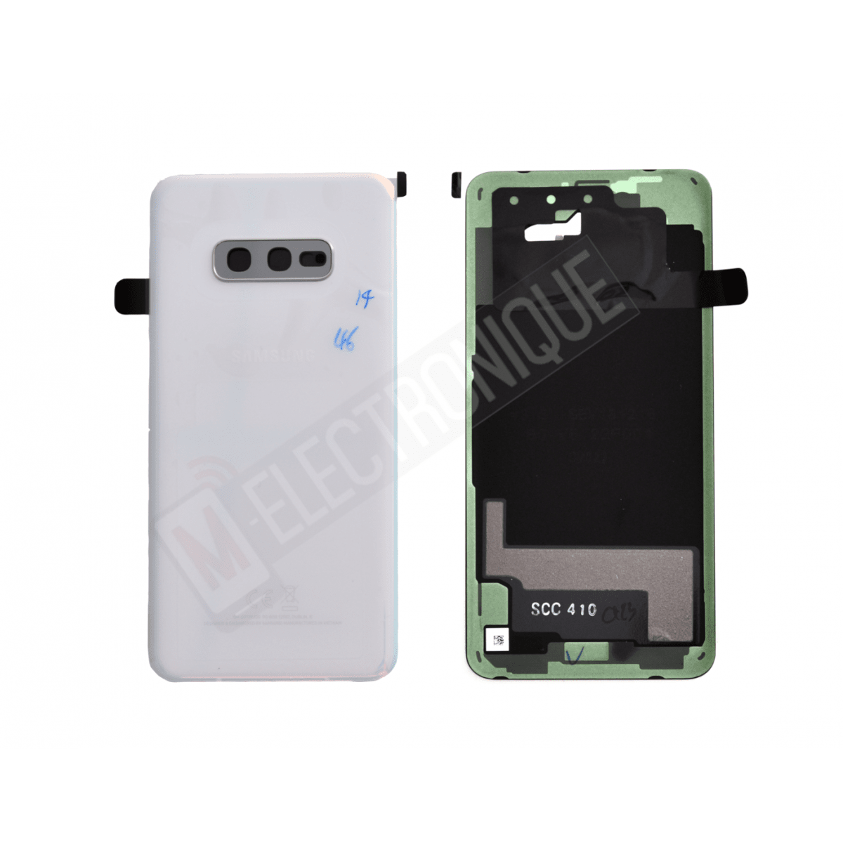 VITRE ARRIERE BLANC SAMSUNG GALAXY S10E