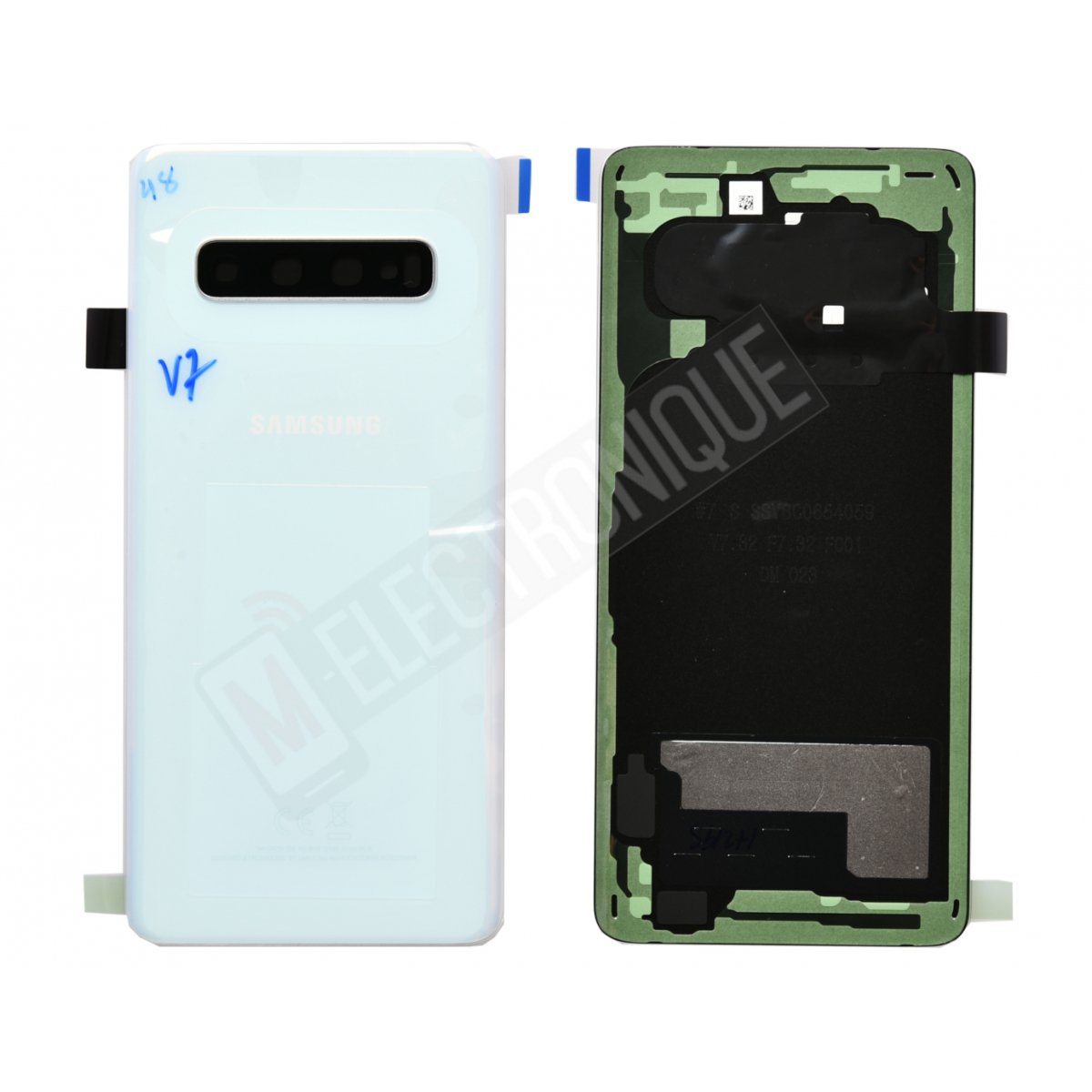 VITRE ARRIERE BLANC SAMSUNG GALAXY S10