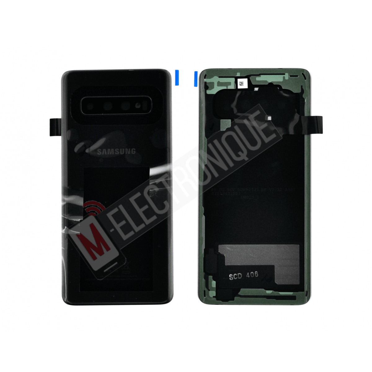 VITRE ARRIERE NOIR SAMSUNG GALAXY S10+
