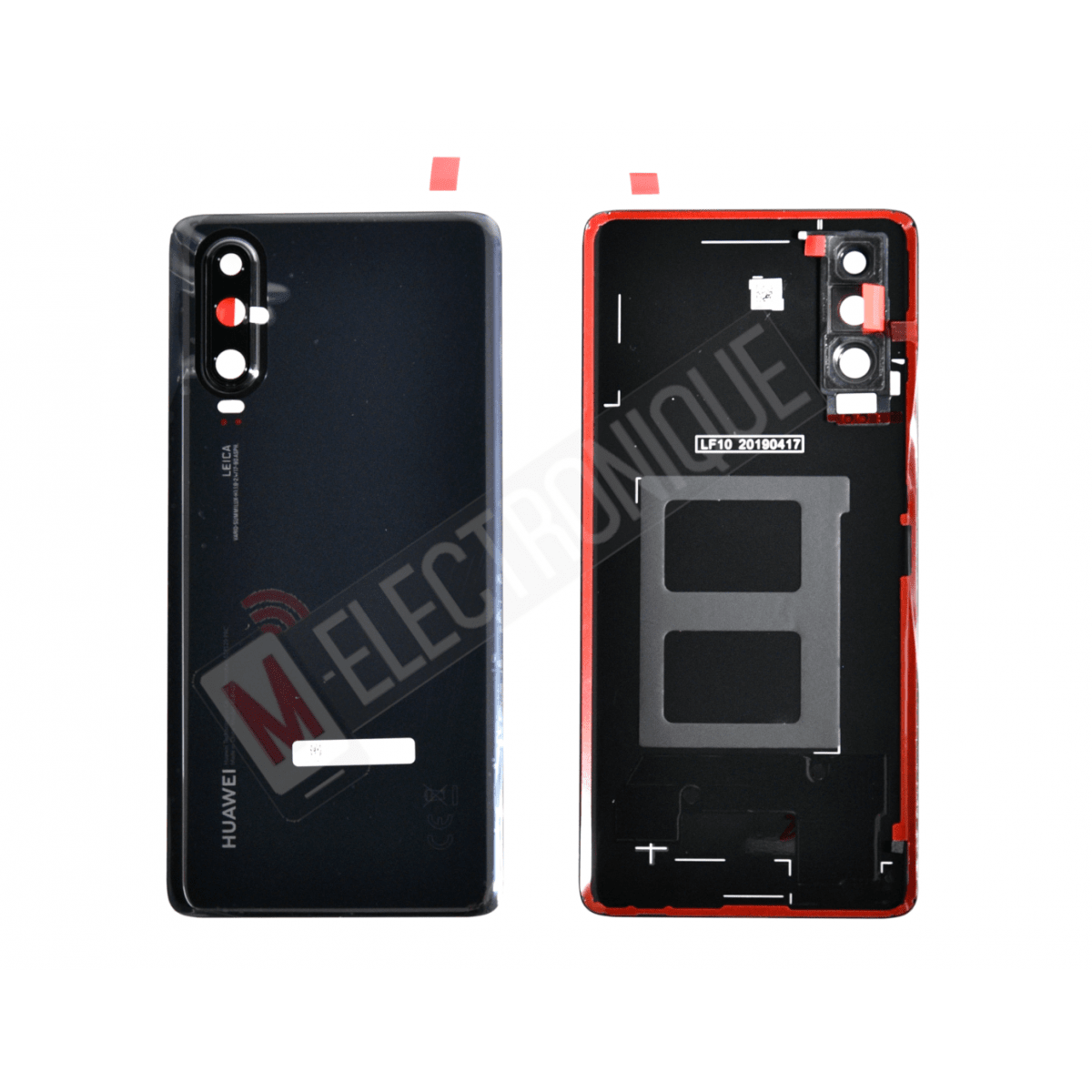 VITRE ARRIERE NOIR HUAWEI P30