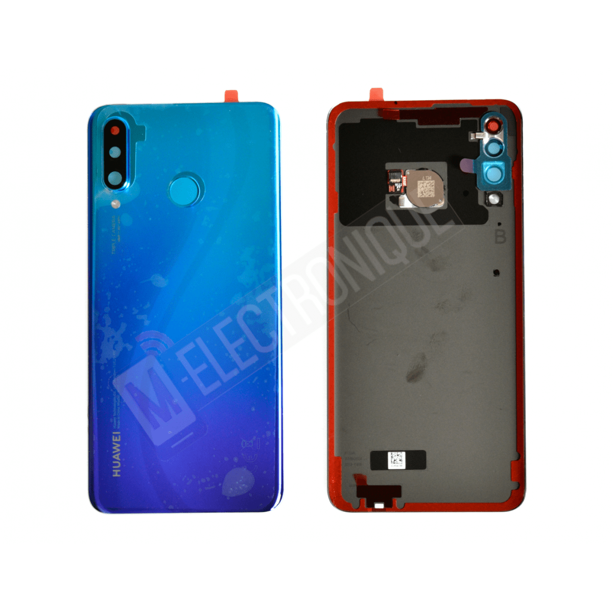VITRE ARRIERE BLEU HUAWEI P30 LITE
