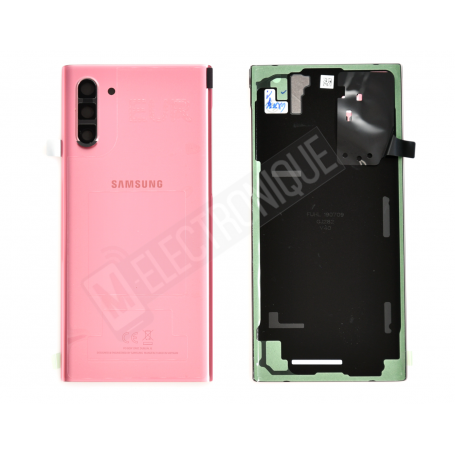 VITRE ARRIERE ROSE SAMSUNG GALAXY NOTE 10