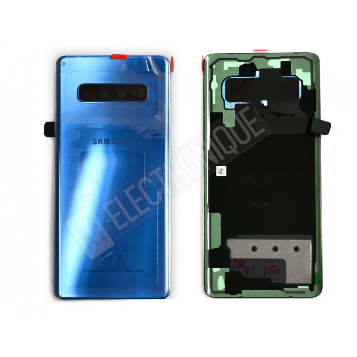 VITRE ARRIERE BLEU SAMSUNG GALAXY S10+