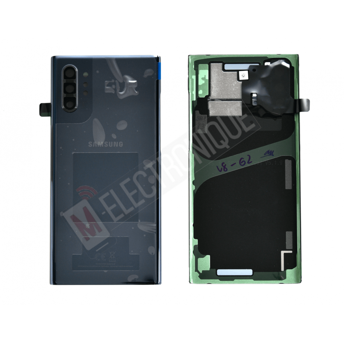 VITRE ARRIERE NOIR SAMSUNG GALAXY NOTE 10+