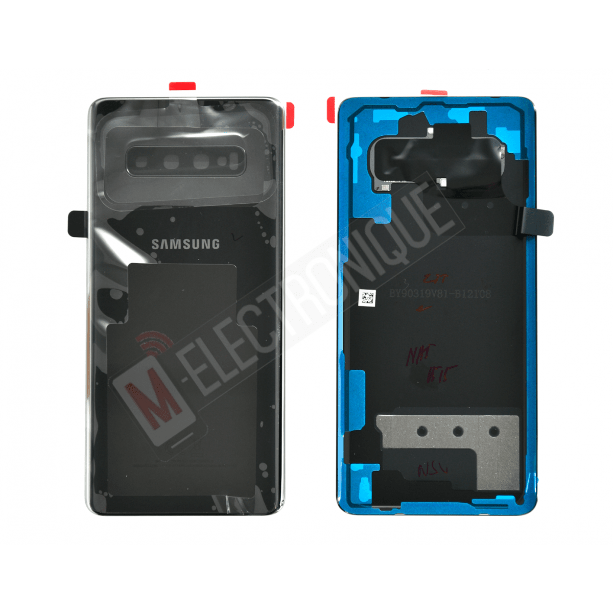 VITRE ARRIERE NOIR CERAMIQUE SAMSUNG GALAXY  S10+