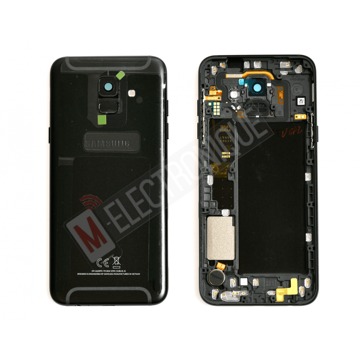 CACHE ARRIERE NOIR SAMSUNG GALAXY A6 2018